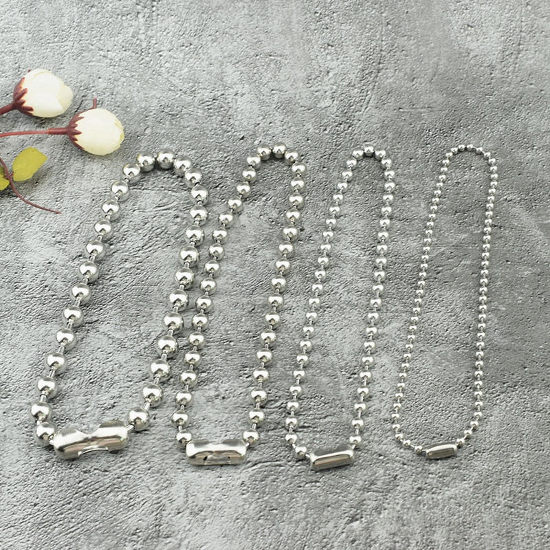 Hollow Beaded Choker Chain