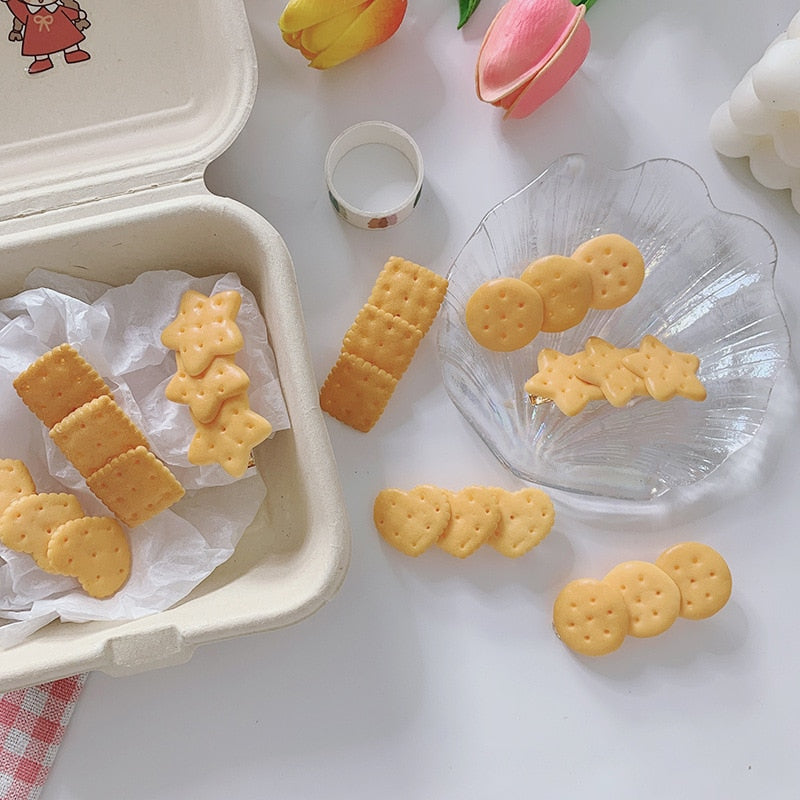 Biscuit Cookie Hair Clip