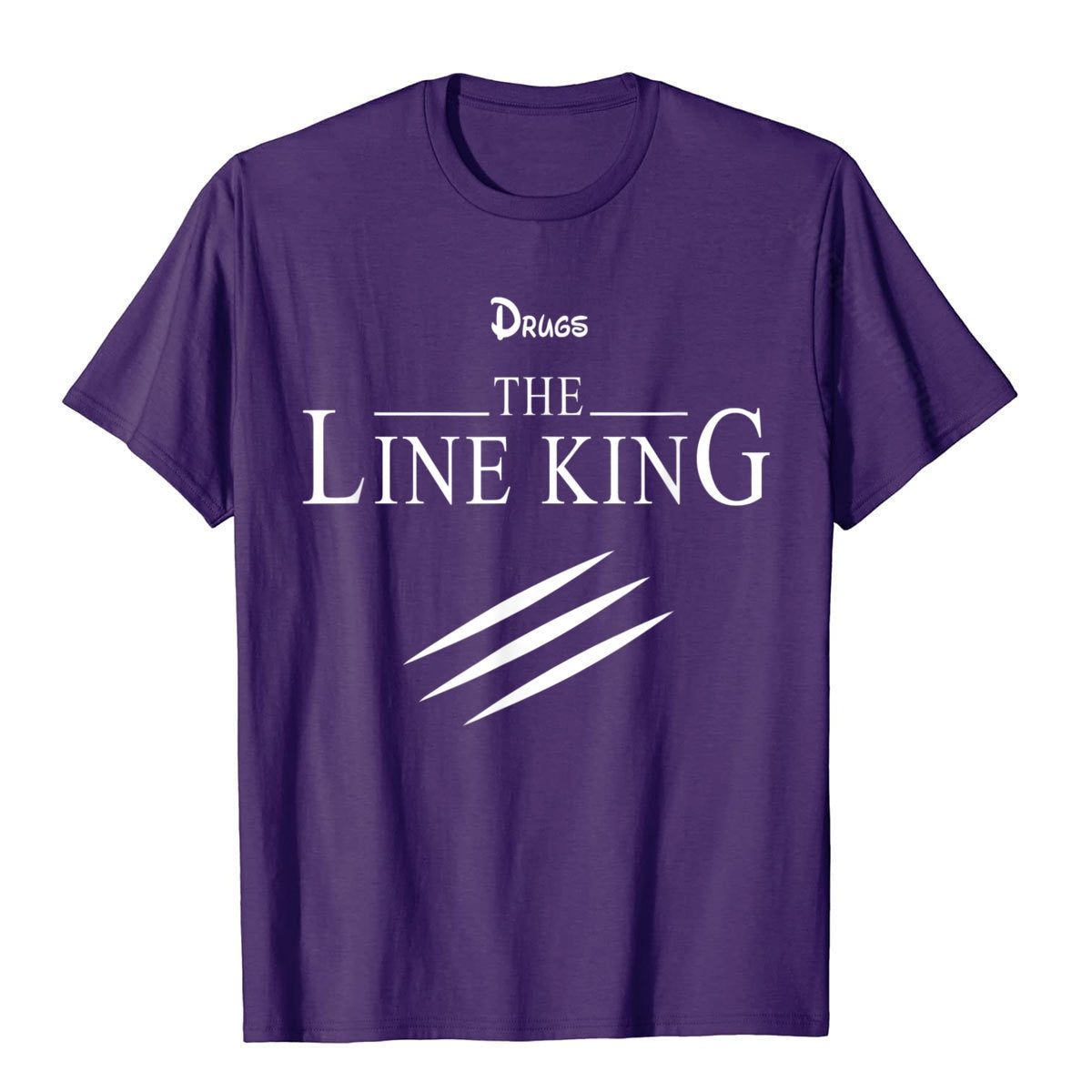 Drugs The Line King Tee