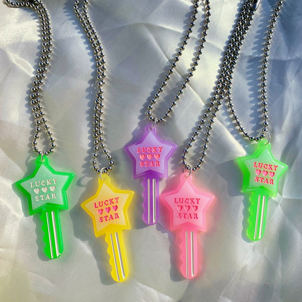 Lucky Star Key Necklace