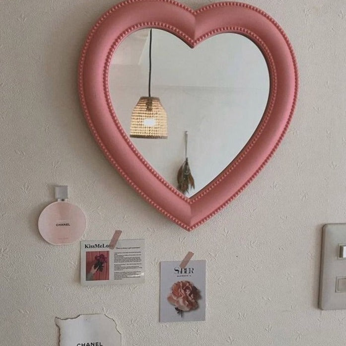 Love Heart Cosmetic Mirror