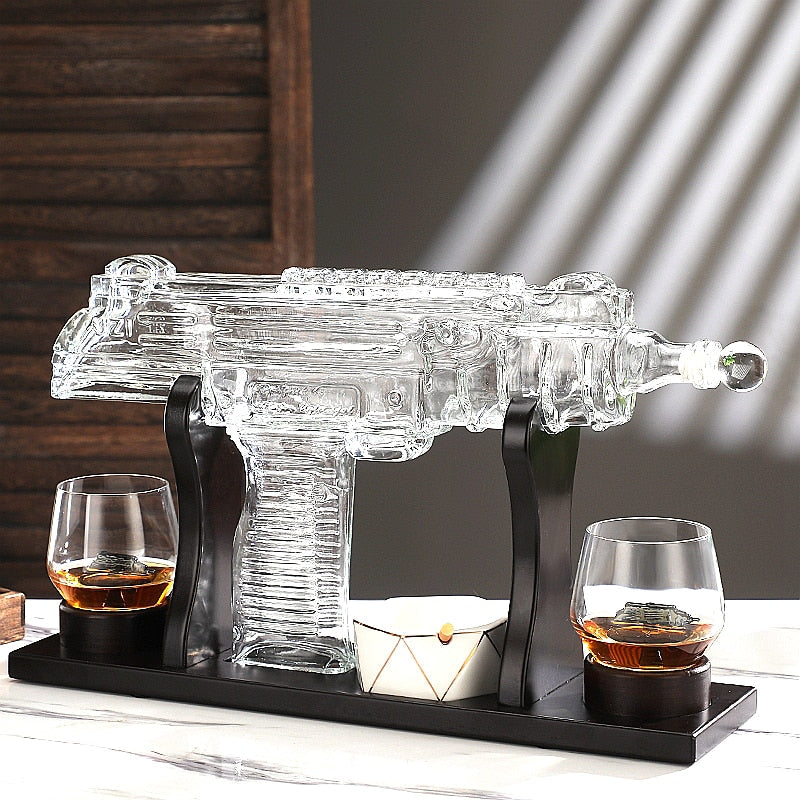 Submachine Gun Water Decanter Set