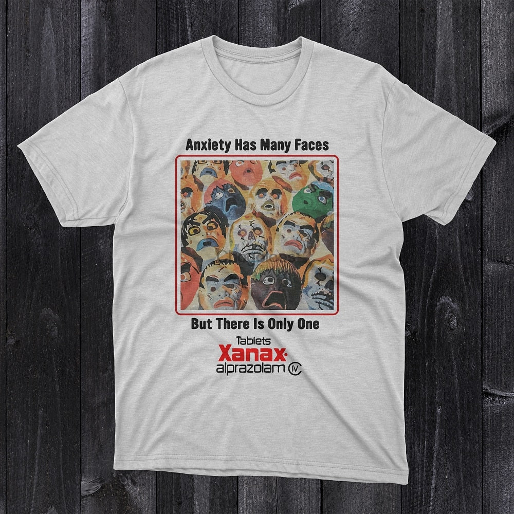"Anxiety Has Many Faces" Tee