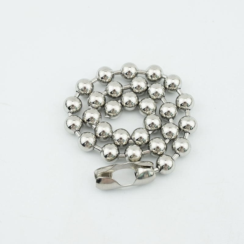 Hollow Beaded Choker Chain