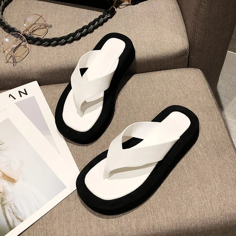 Thick sole flip flops (Super High Quality)