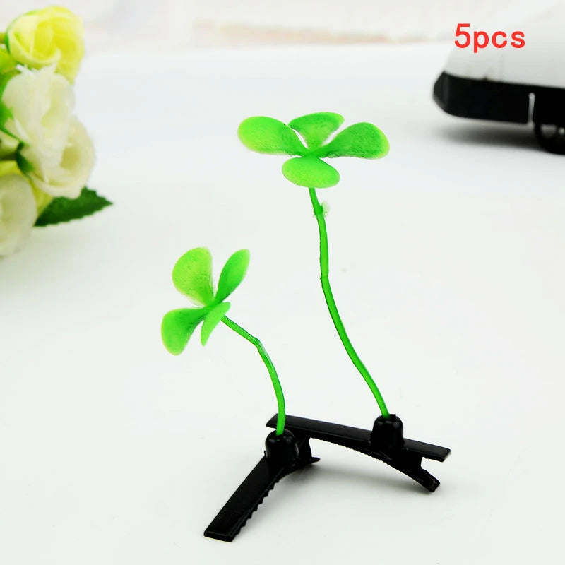 5Pcs Bean Sprouts Hair Clips