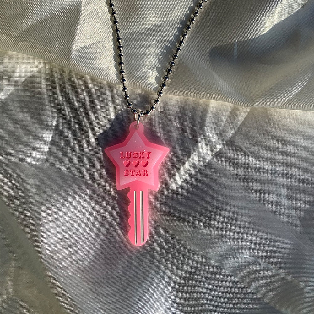 Lucky Star Key Necklace