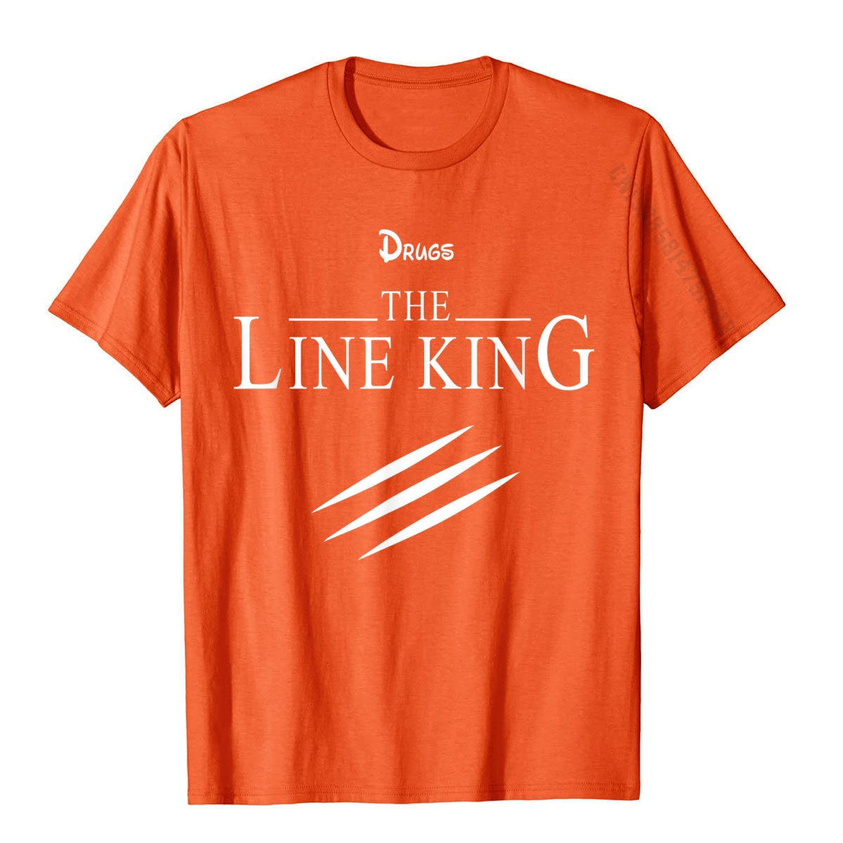 Drugs The Line King Tee