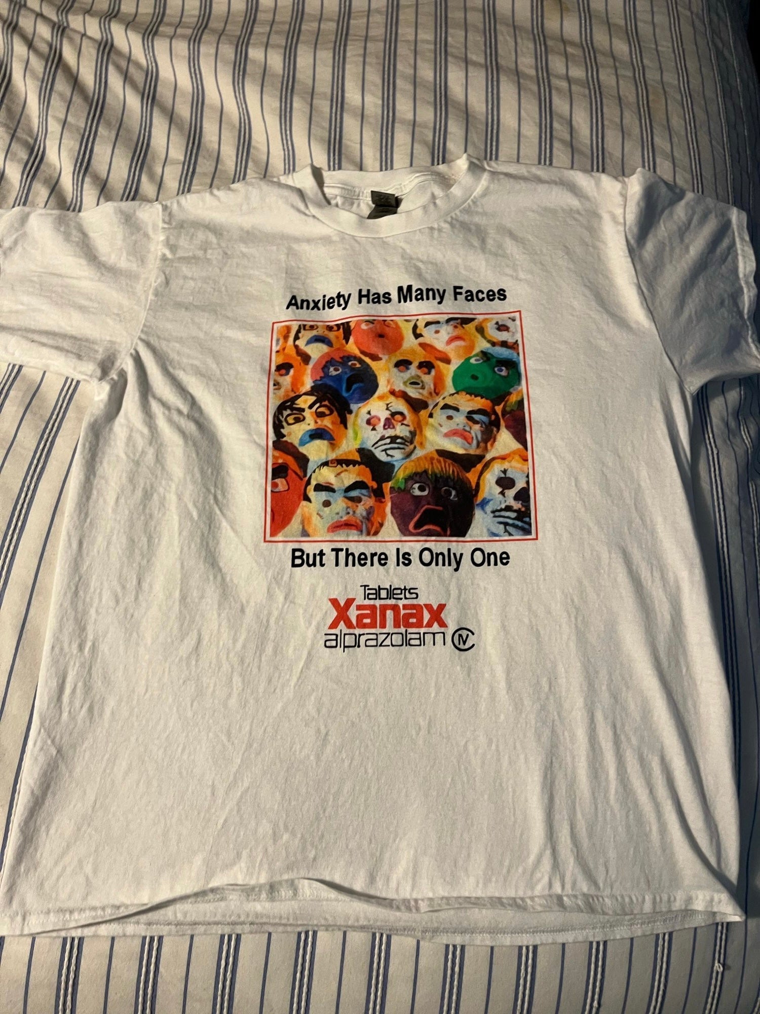 "Anxiety Has Many Faces" Tee