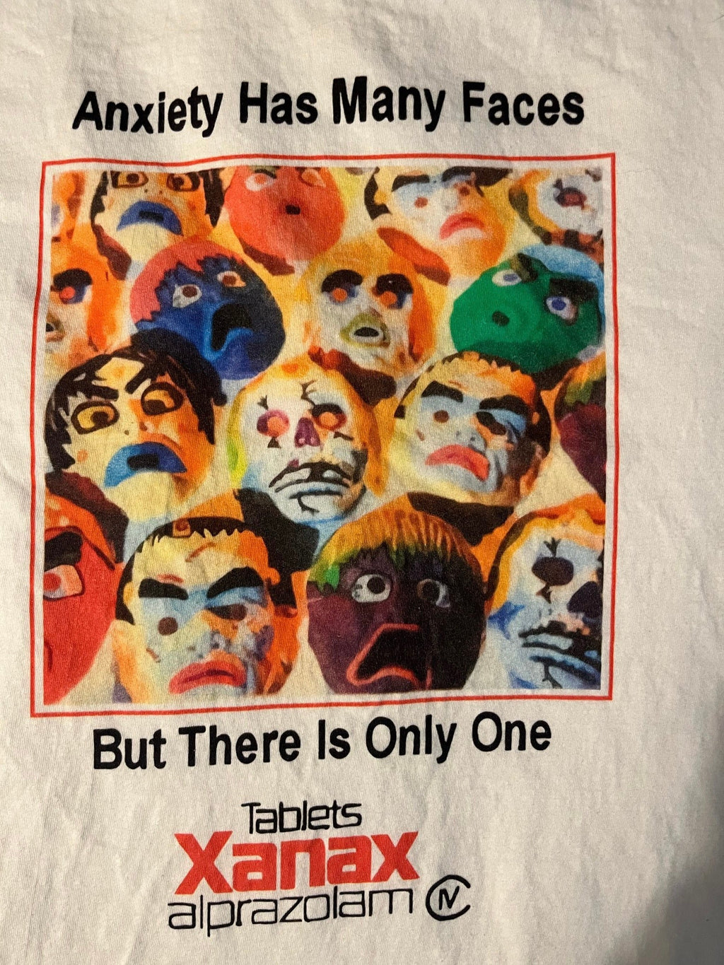 "Anxiety Has Many Faces" Tee