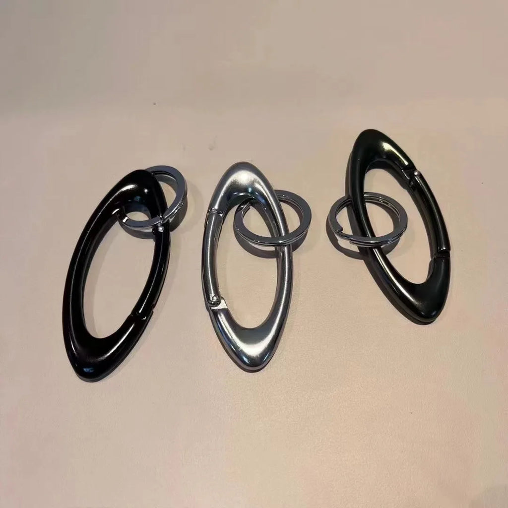 Stainless Steel O Keyring