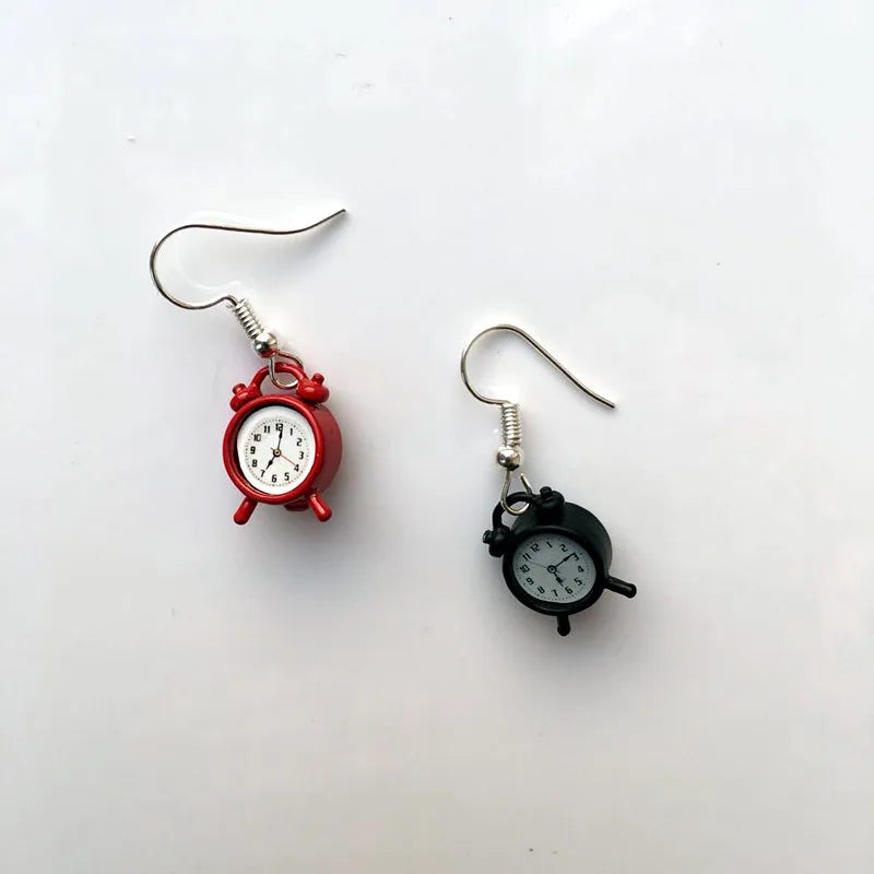 Retro Alarm Clock Earrings