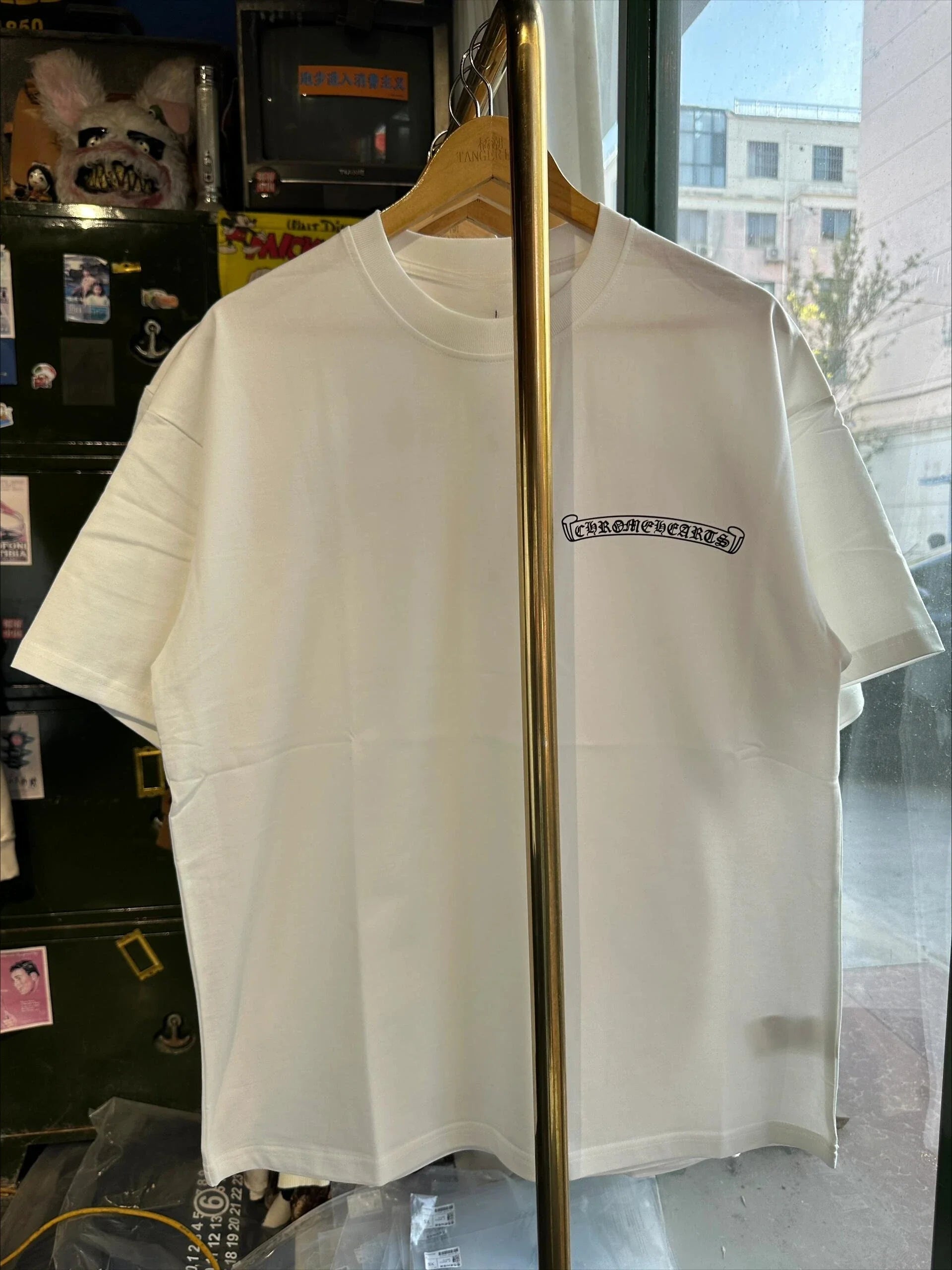 Chrome Rolling Stones Heart Tee
