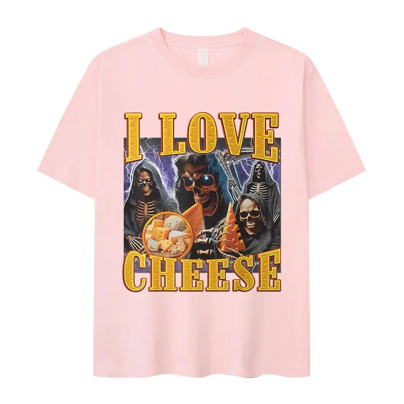I Love Cheese Skeleton Tee
