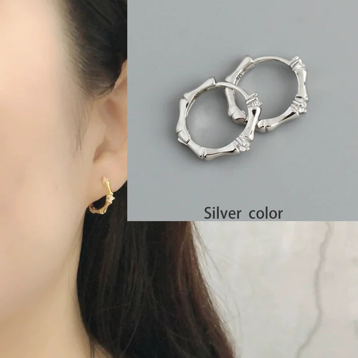 925 Sterling Silver Star Moon Earrings