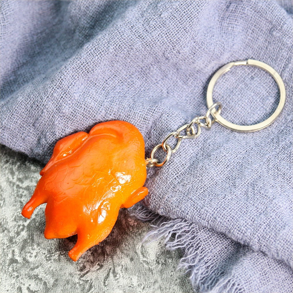 Roast Chicken Keychain