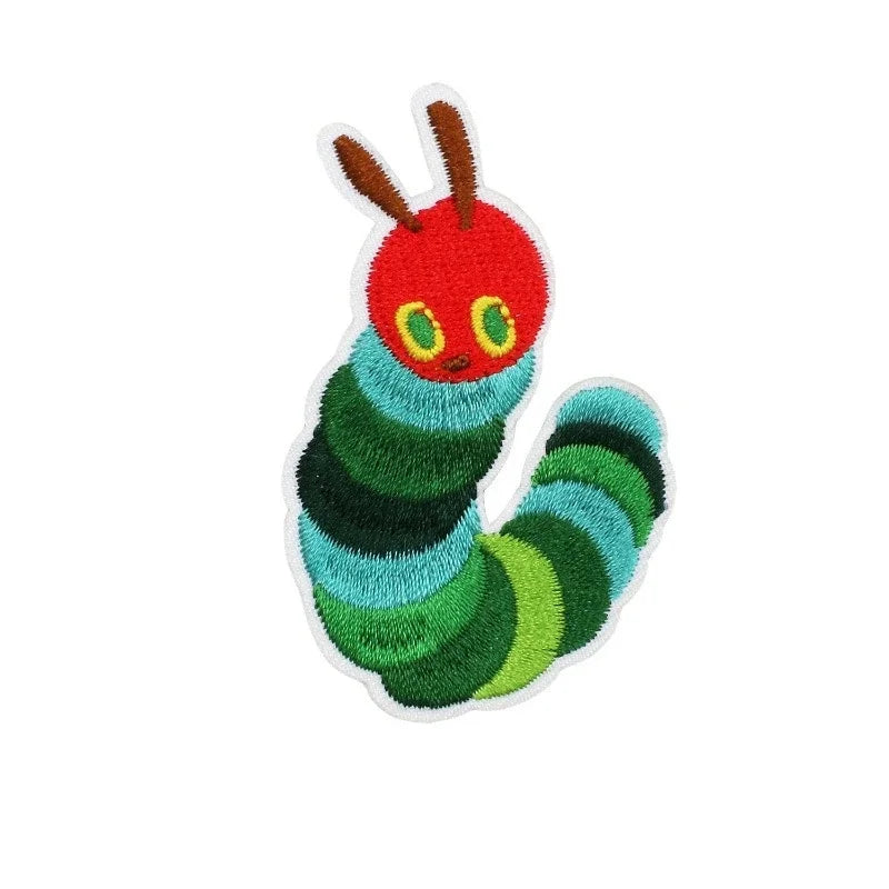 Caterpillar Embroidery Patches