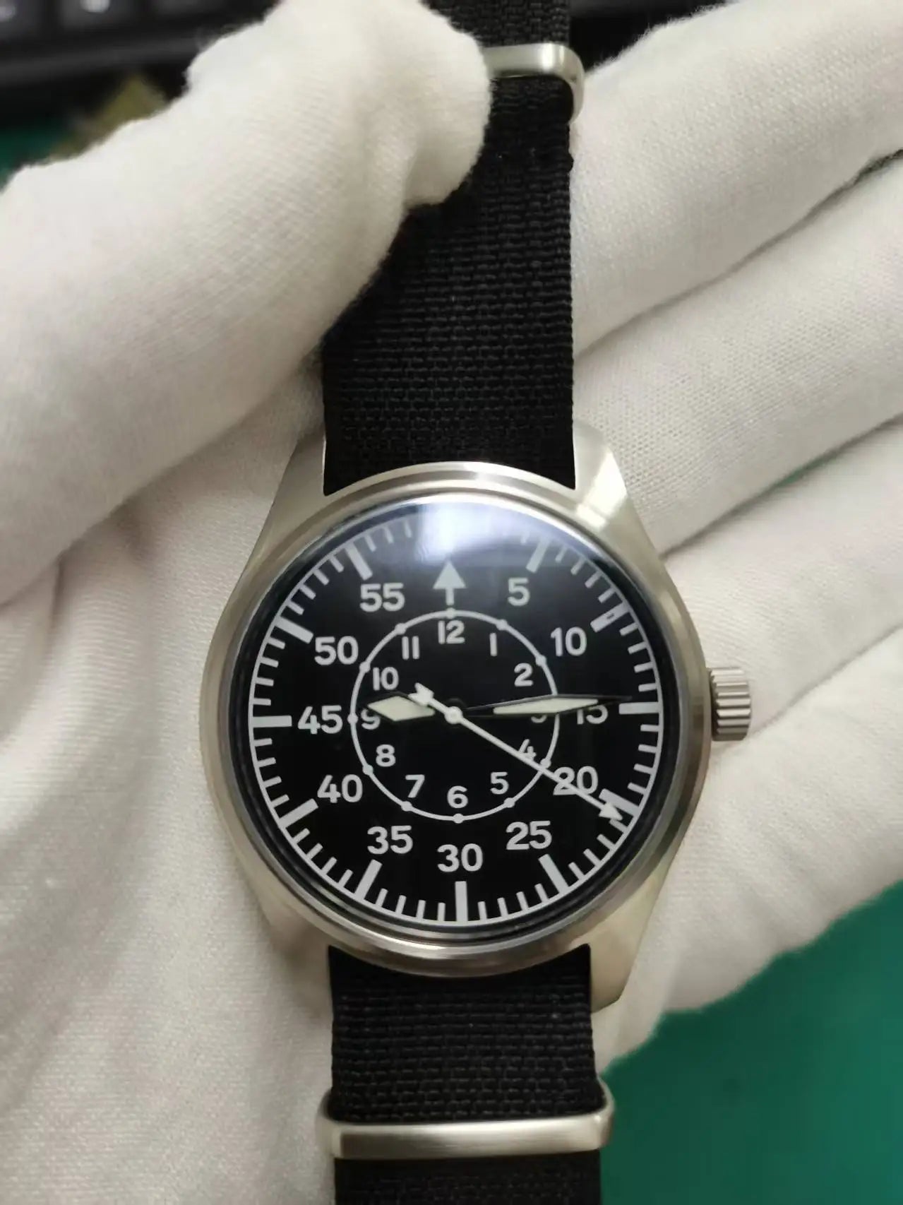 Stainless Steel Vintage Pilot watch
