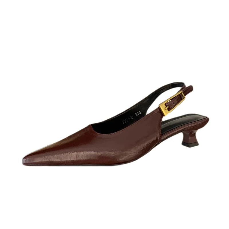 Pointed Toe Low Heels