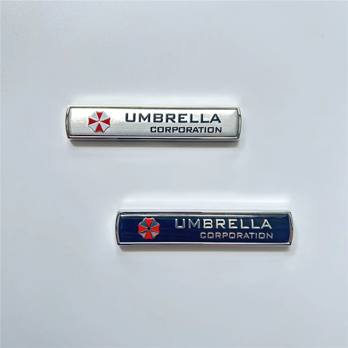 3D Aluminum alloy Umbrella corporation car sticker