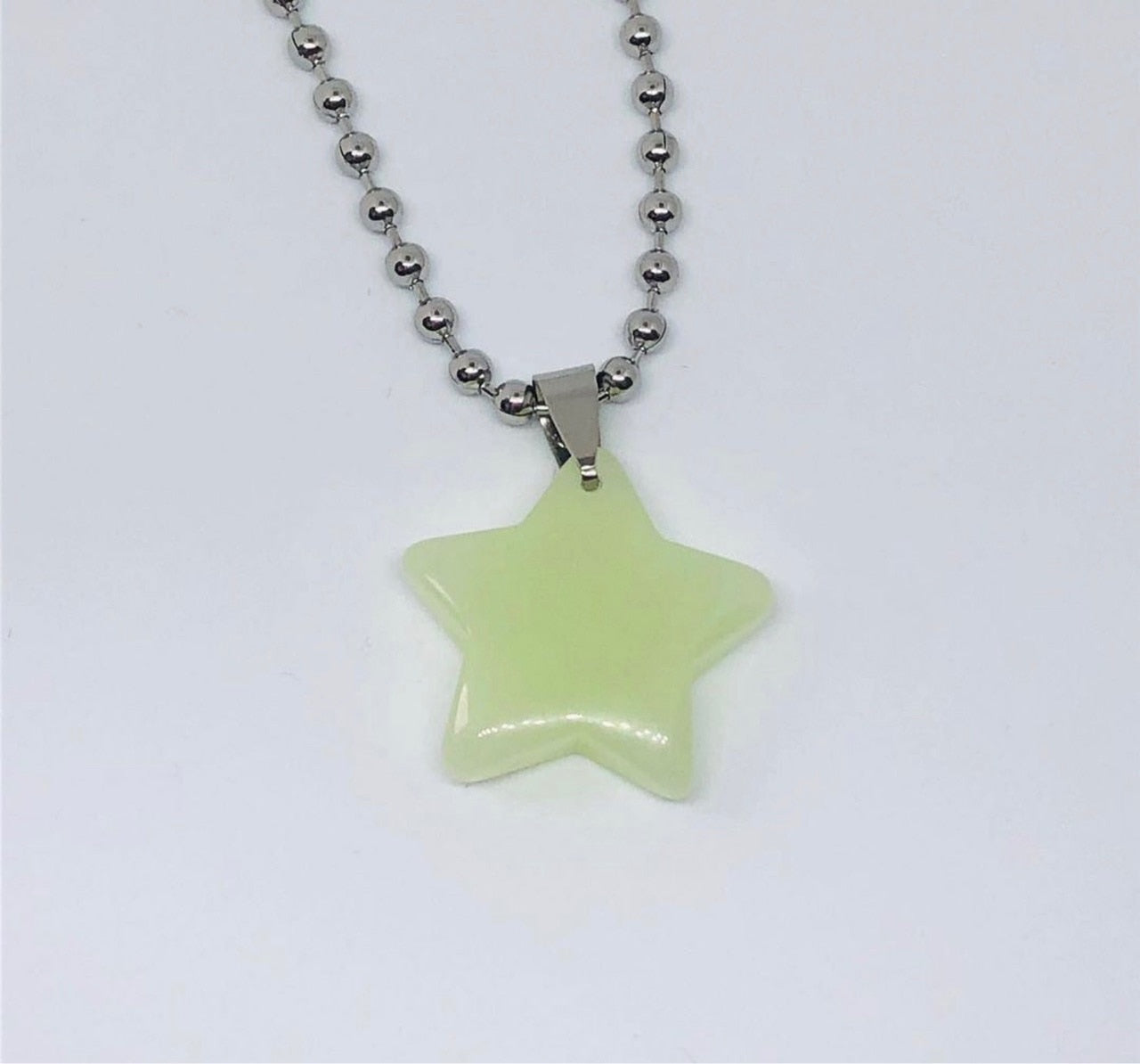 Glow In The Dark Star Necklace