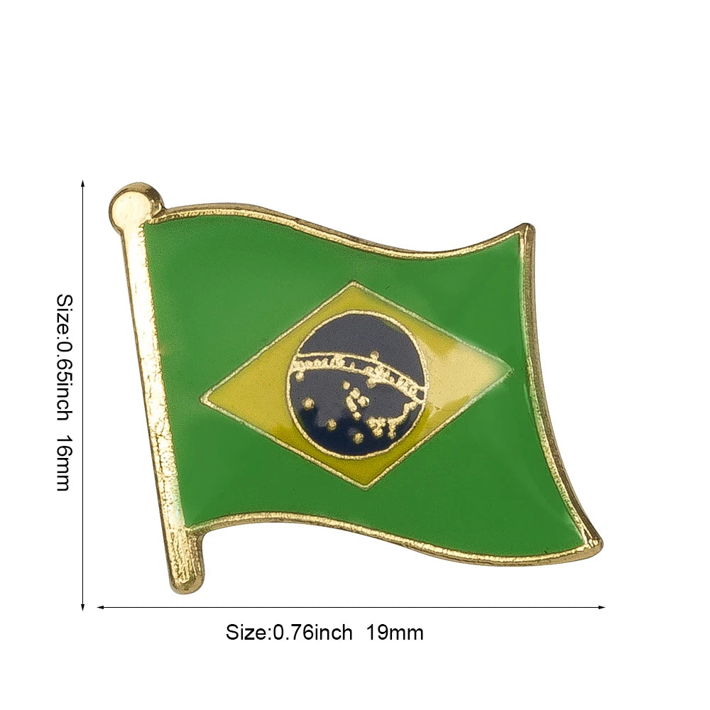 Countries Flag Lapel Pin