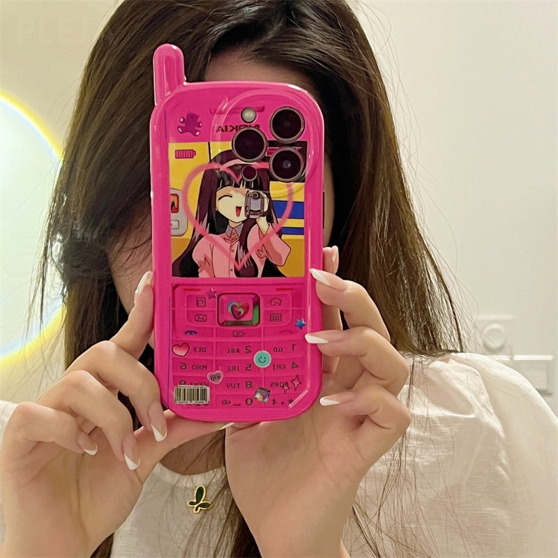 Anime Brick iPhone Case