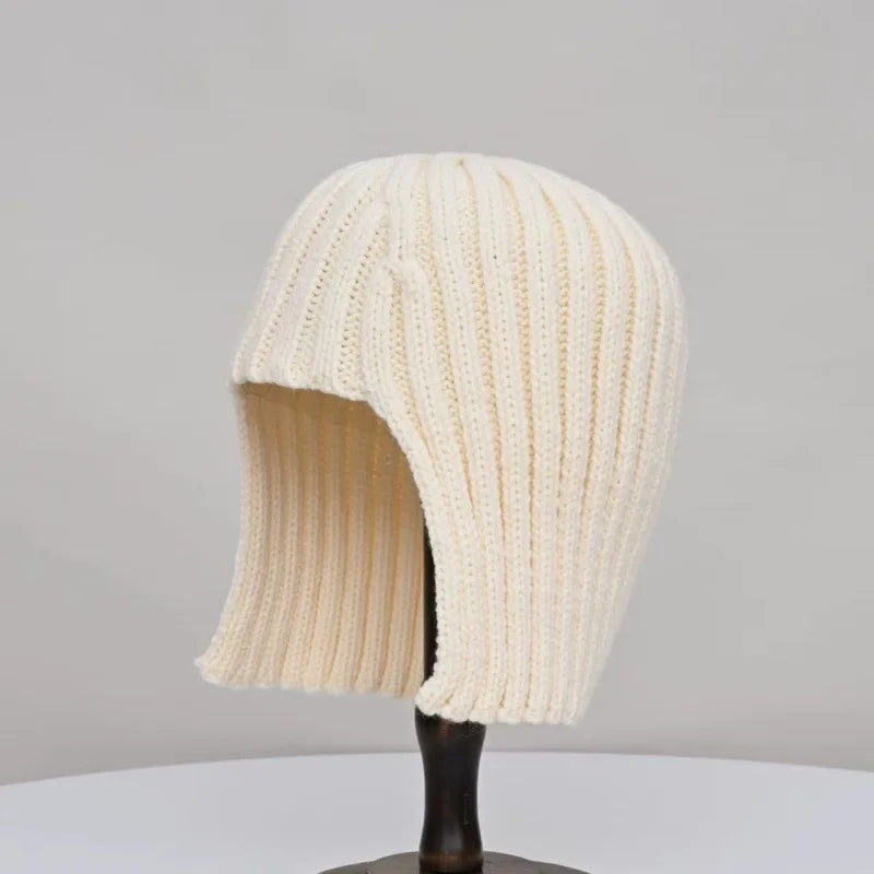 Solid Knitted Wool Hat