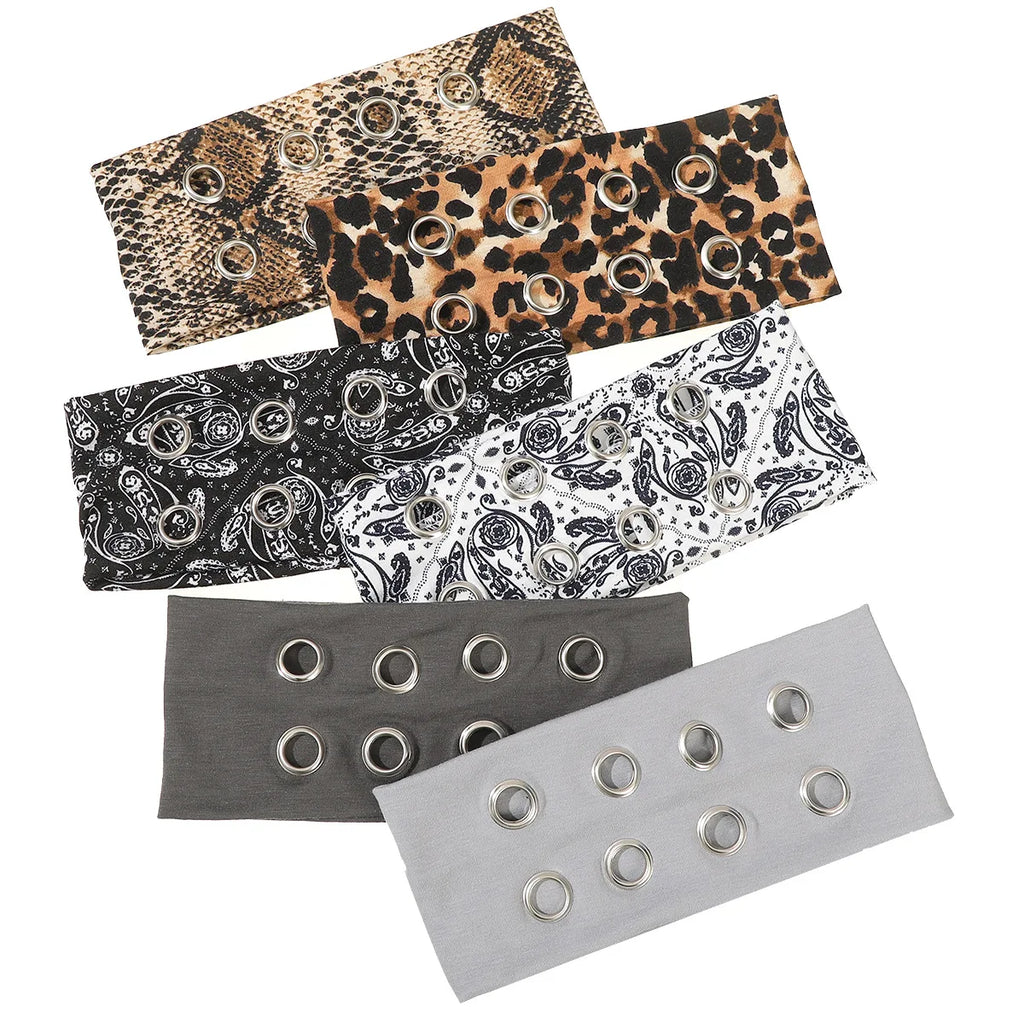 Hollowed Out Eyelets Wide Headband