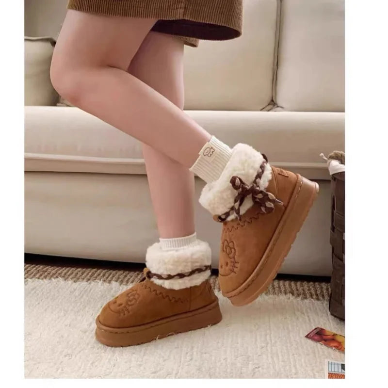 Hello Kitty Snow Sherpa Boots