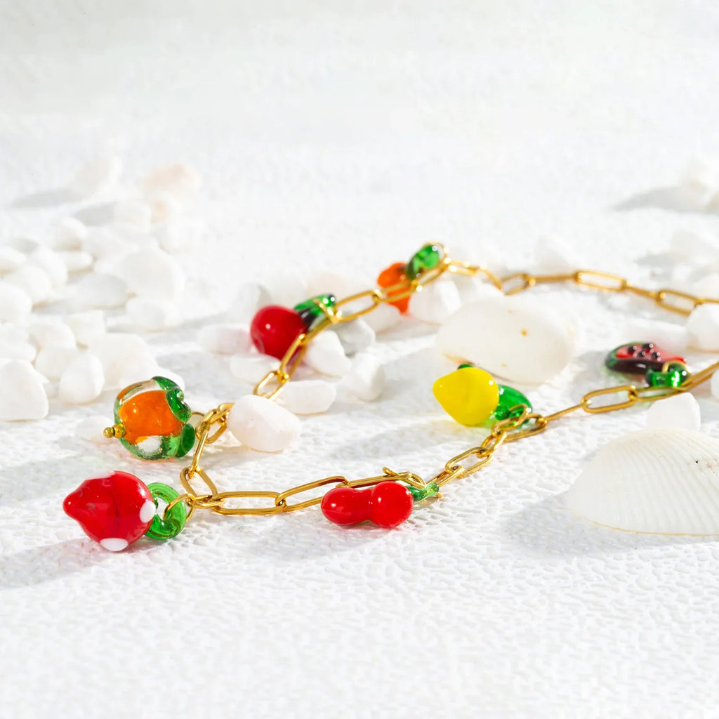 Fruit Charm Necklace