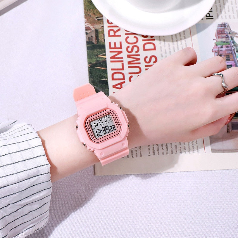 Frosted Pantone Digital Watch