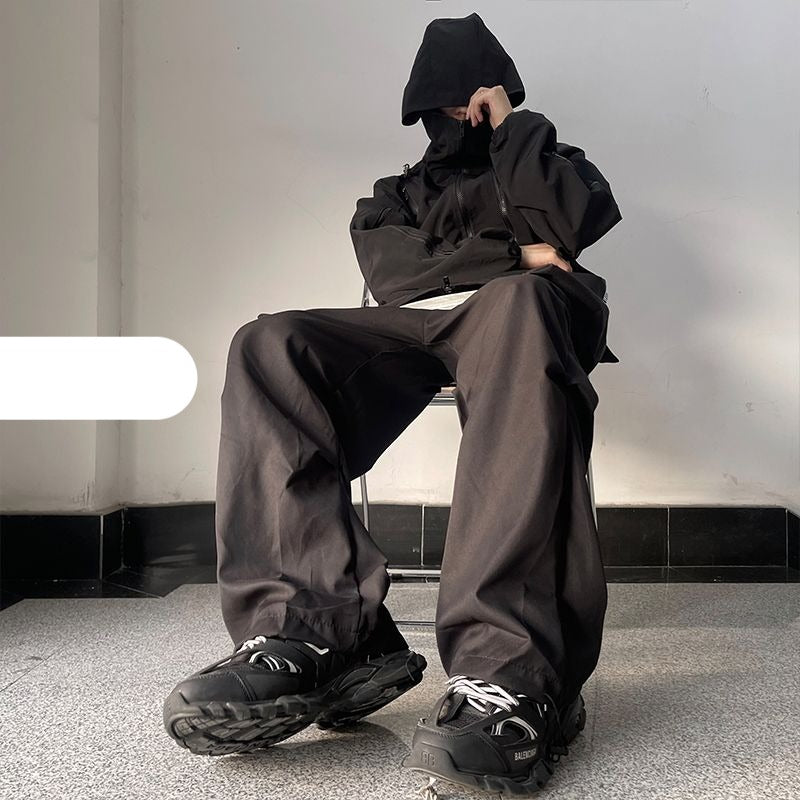 Pleated Cargo Pants
