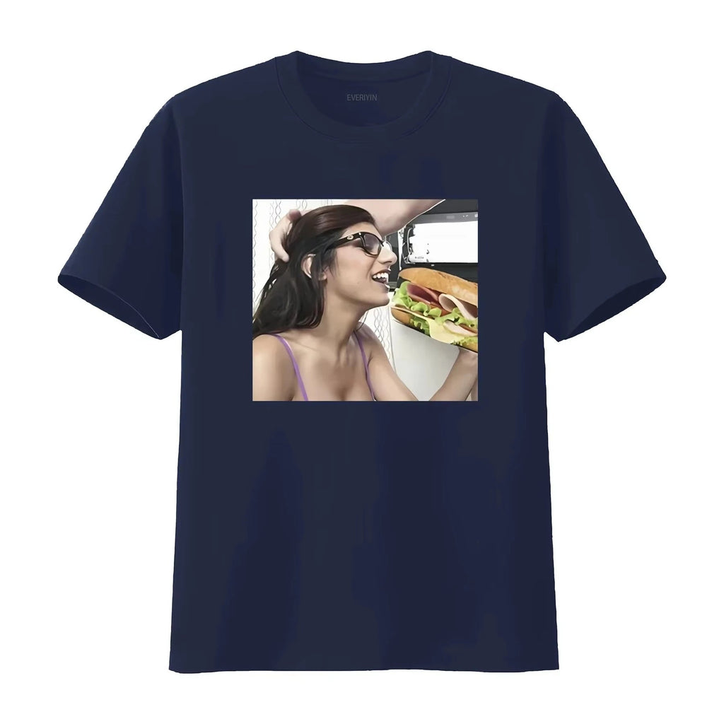 LIMITED Mia Khalifa Eating Sandwich Tee