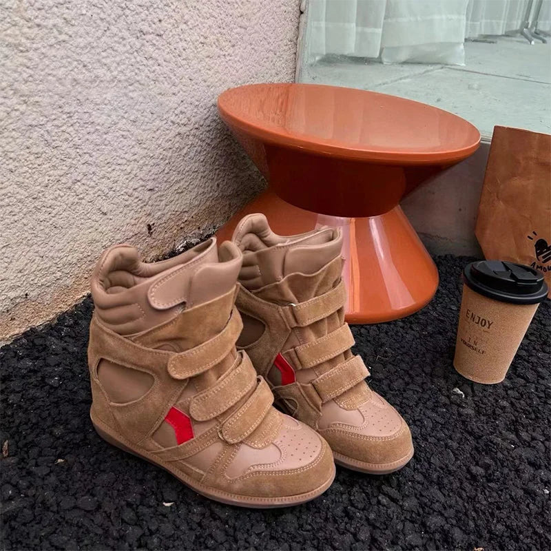 Thick-soled Marant Wedge Sneakers