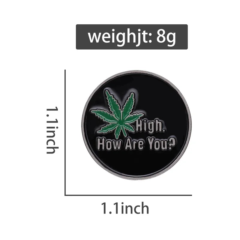 Hight How Are You Pin