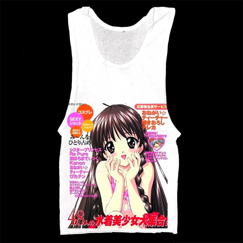 Vintage Anime Women Top