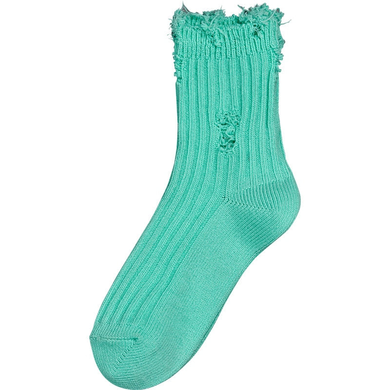 Distressed Hobo Socks