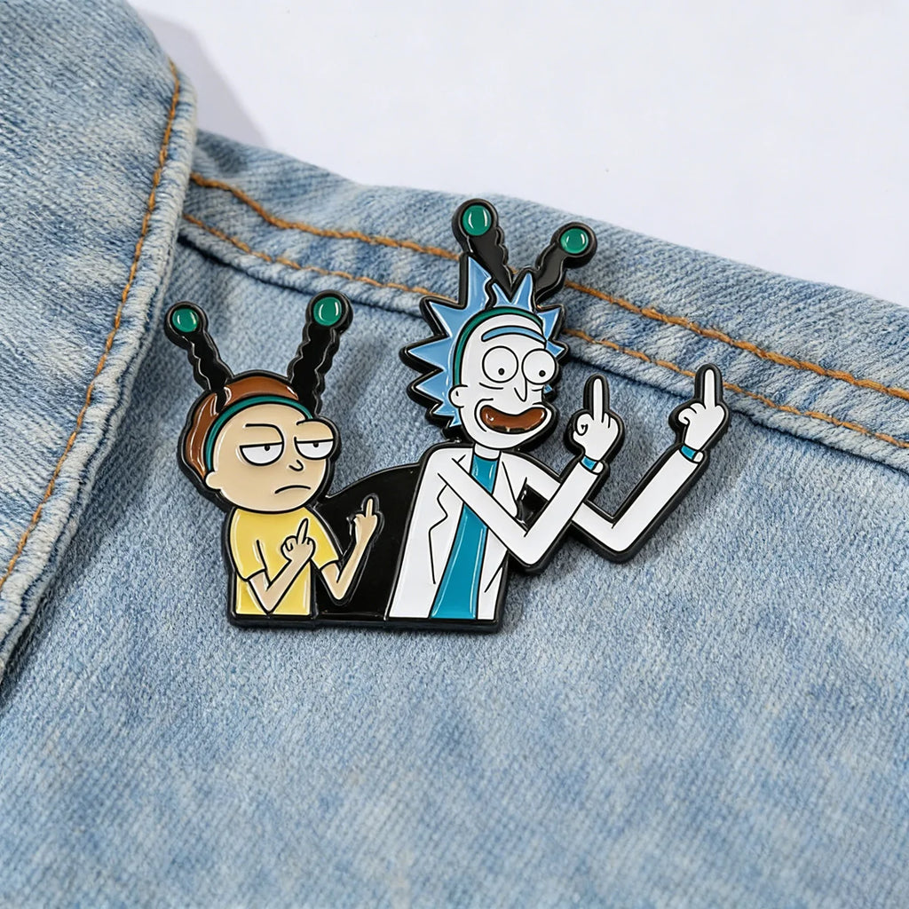 Rick and Morty Enamel Pin
