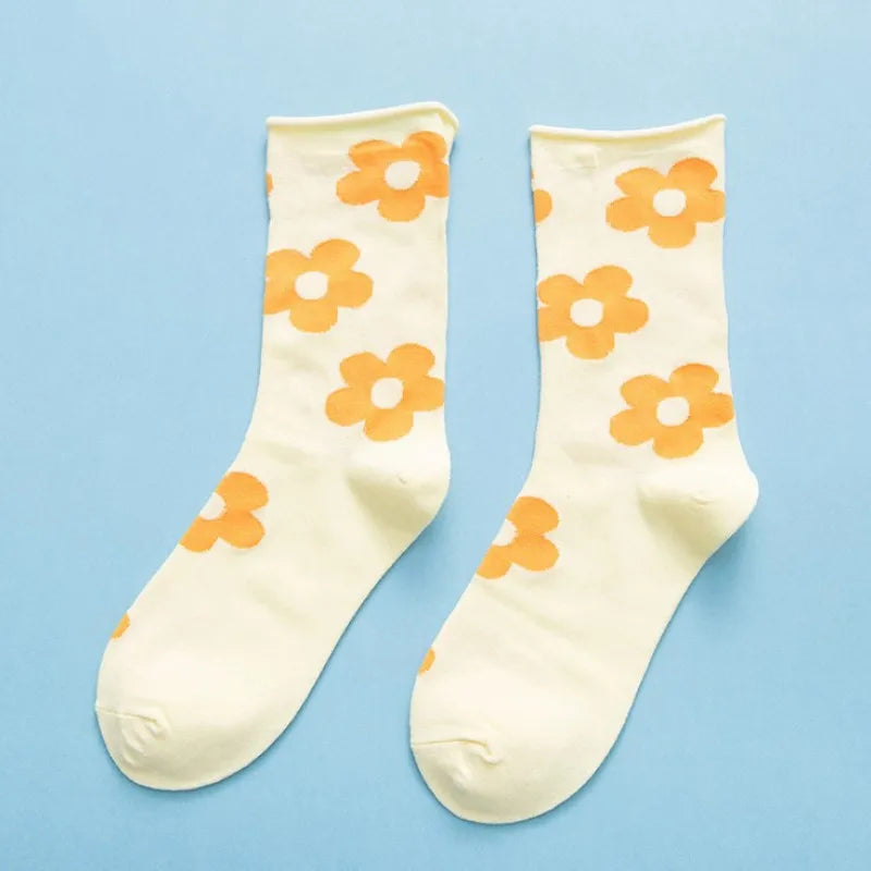 Japanese Flower Socks
