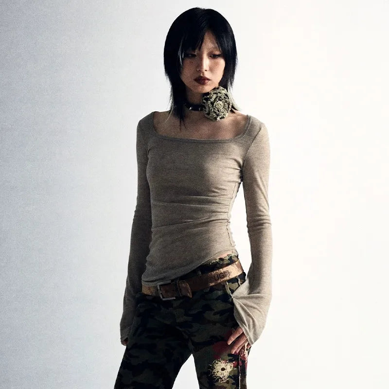 Cyber Sigil Knitted Tops