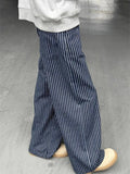 Vintage Blue Striped Jeans