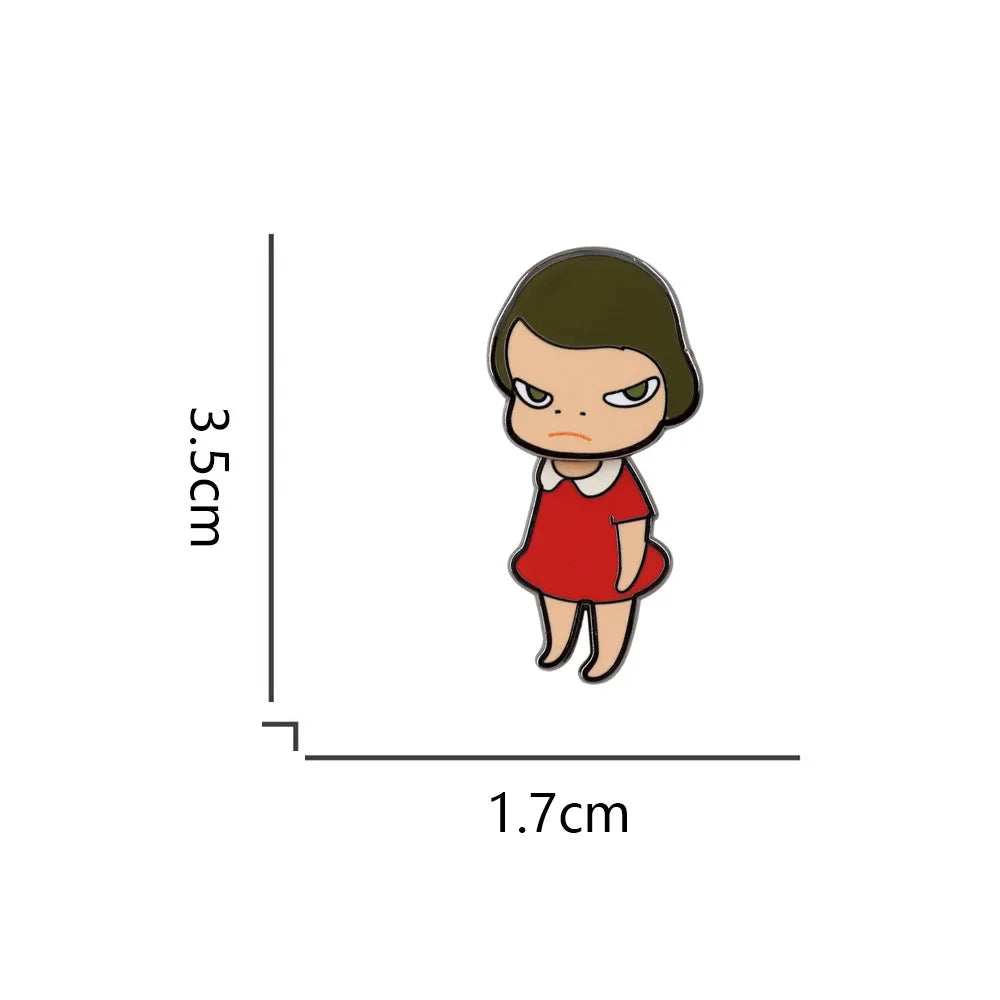 Yoshitomo Nara Girl Pin