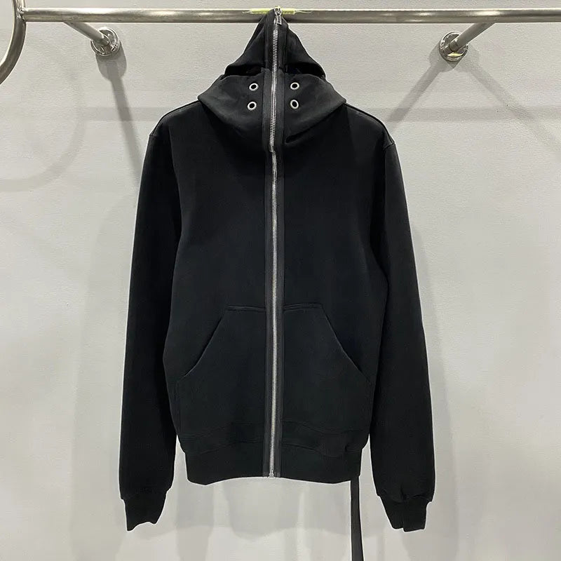 Full Zip Up 4 Hole Hoodie