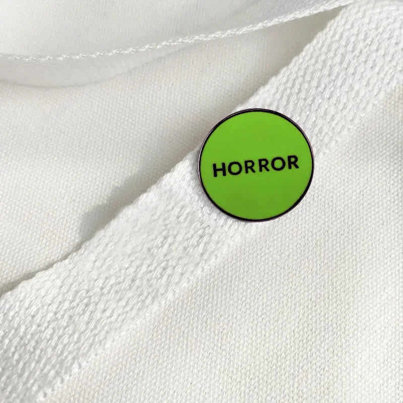 Horror Green Enamel Pin