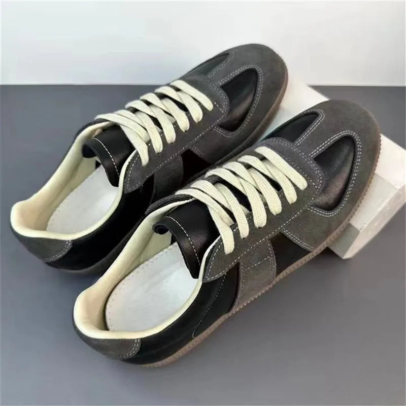 Underground JPY Black Leather Cowhide Gats