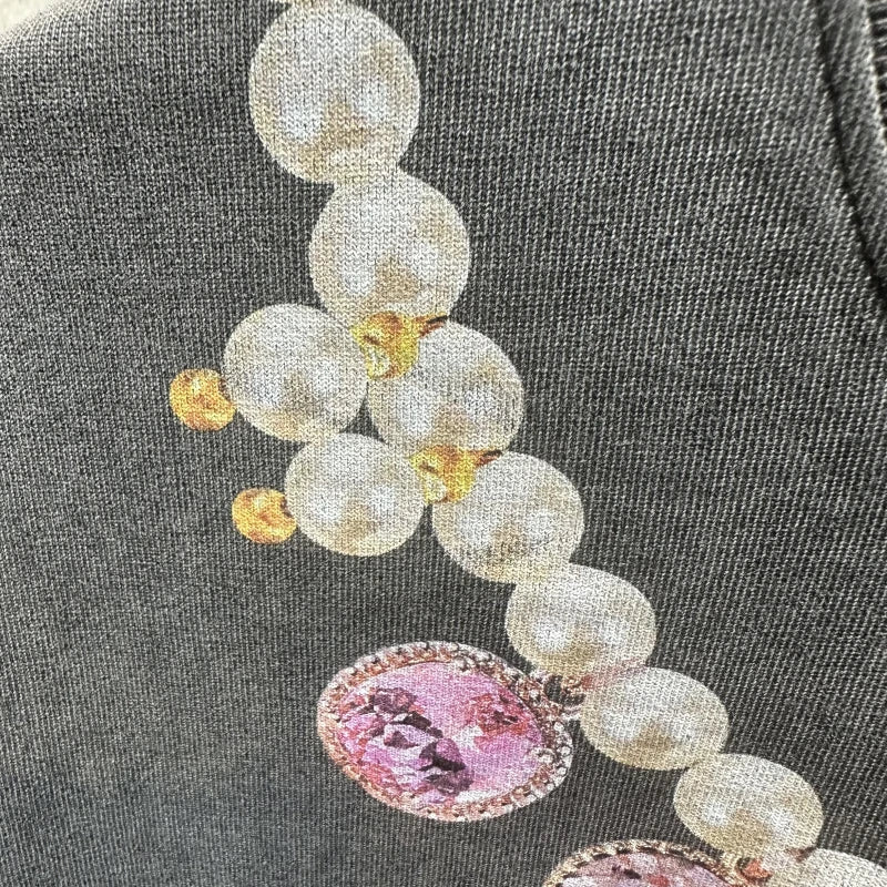 Pearl Diamond Necklace Tee