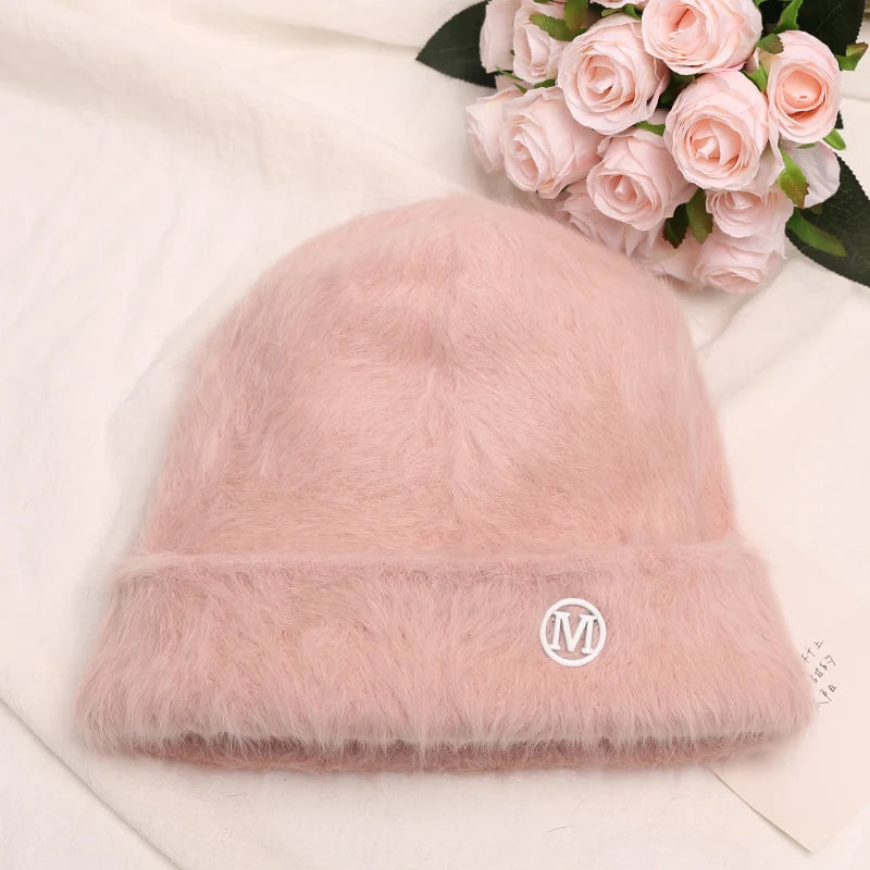 Rabbit Fur Beanies