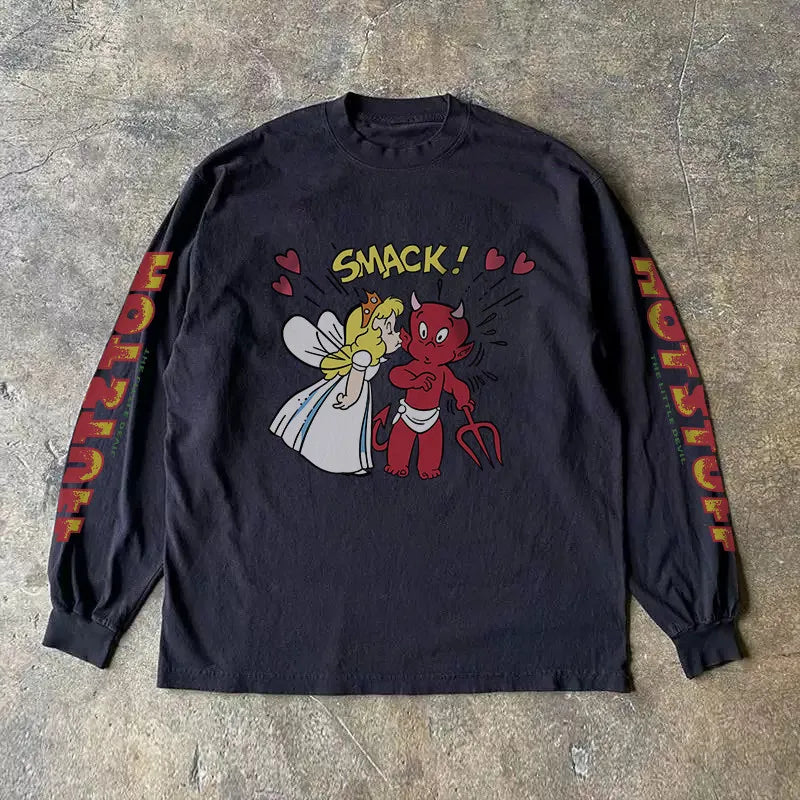 Angel & Devil Heavyweight 310g Pure Cotton Long Sleeve Tee