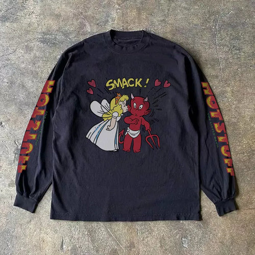 Angel & Devil Heavyweight 310g Pure Cotton Long Sleeve Tee